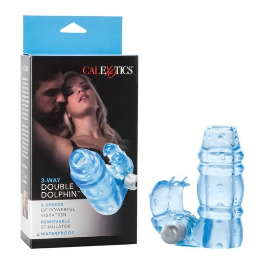 Funda 3-Way Double Dolphin - Cake Sex Shop