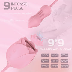 Vibrador Succionador Pink Sucking Flower