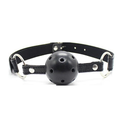 Mordaza Breathable Ball Gag Black - Cake Sex Shop