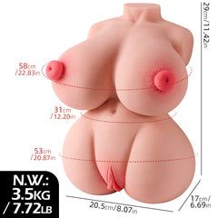 Masturbador Big Girlfriend Torso - Cake Sex Shop 2 3