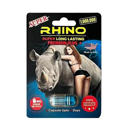 Pastilla Rhino Superlong 1 M - Cake Sex Shop