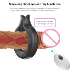 Anillo Silicone Rechargeable Black Control - Cake Sex Shop 2 3