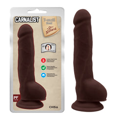 Dildo T-Skin Real Carnalist - 23 cm - Dark - Cake Sex Shop