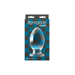 Plug Renegade Glass – Bishop – Clear - Cake Sex Shop