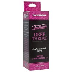 Spray Bucal Goodhead Deep Throat 2 oz- Fresa - Cake Sex Shop 2