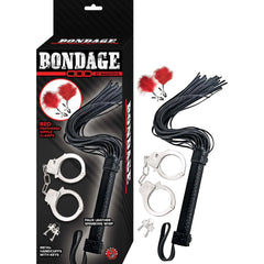 Bondage by Nasstoys Whip, Feather Cuffs - Cake Sex Shop 2