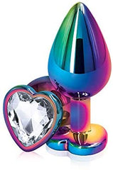 Plug Rear Assets Multicolor Heart Pink - Mediano - Cake Sex Shop 2