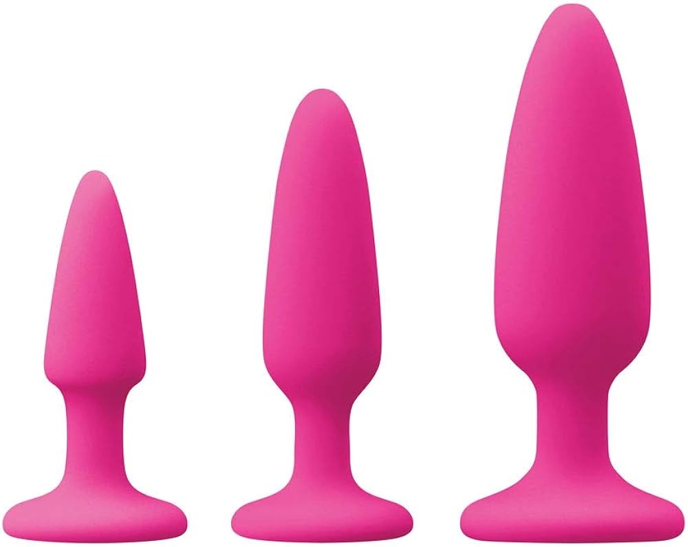 Entrenador Plug Anal Colours Pleasures - Trainer Kit - Pink - Cake Sex Shop
