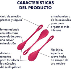 Kegel Satisfyer Yoni Power - Red - Cake Sex Shop 2