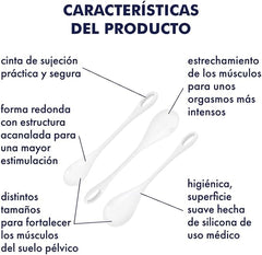 Kegel Satisfyer Yoni Power - White - Cake Sex Shop 2