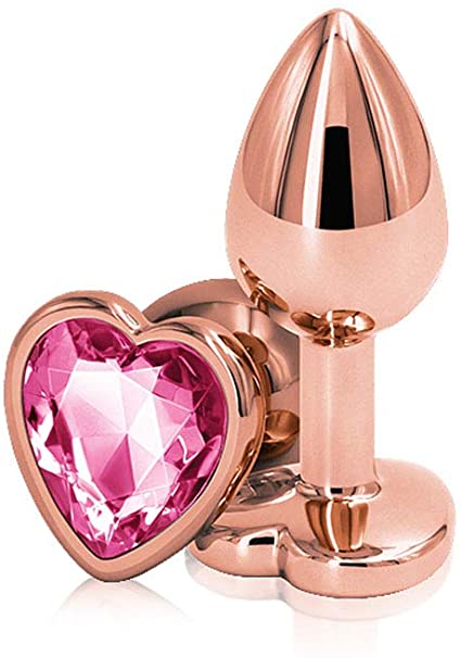 Plug Rear Assets Gold Heart Pink - Mediano - Cake Sex Shop