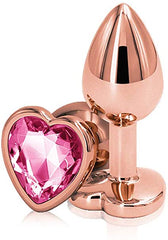 Plug Rear Assets Gold Heart Pink - Mediano - Cake Sex Shop