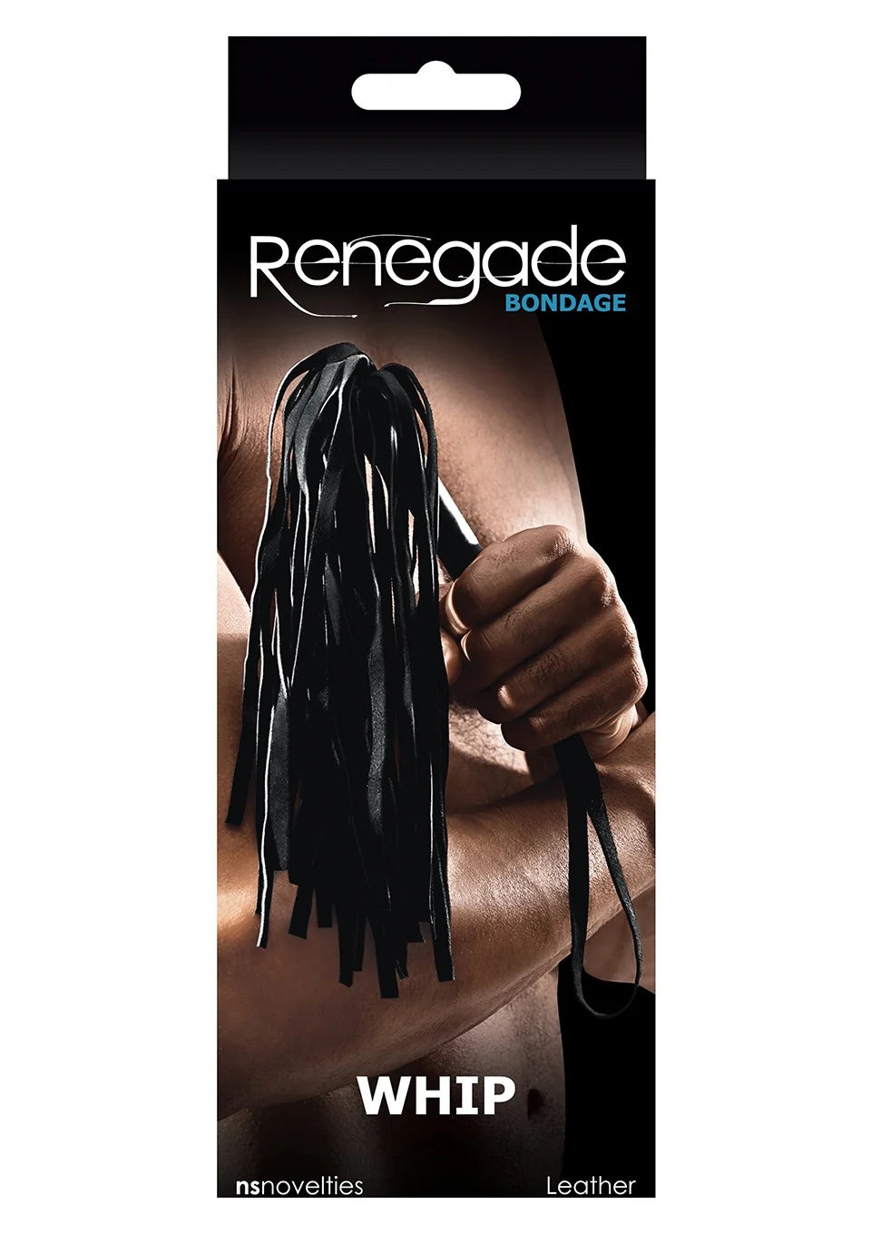 Azotador Renegade Bondage – Whip – Black - Cake Sex Shop