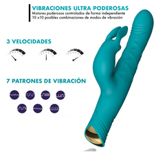 Vibrador Rotating Aqua Bunny - Rosa - Cake Sex Shop 2