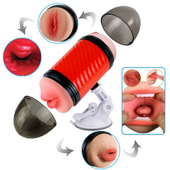 Masturbador Beginners Hands Free Double Stroker - Cake Sex Shop 2 3