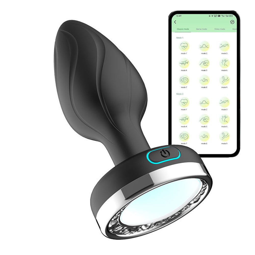 Plug Anal Butt Light Vibrator App - Cake Sex Shop