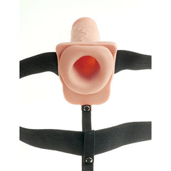 Fetish Fantasy Series Hollow Strap-On - 28 cm - Cake Sex Shop 2 3 4