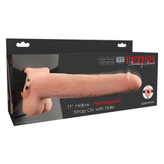 Fetish Fantasy Series Hollow Strap-On - 28 cm - Cake Sex Shop