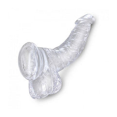 Dildo King Cock Clear - 19 cm Cock With Balls - Cake Sex Shop 2 3