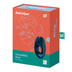 Anillo Satisfyer Incredible Duo Ring - Dark Blue - Cake Sex Shop 2 3