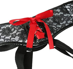 Arnés Sportsheets Platinum Lace Corset Strap On - Cake Sex Shop 2 3