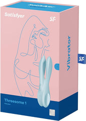 Vibrador Satisfyer Threesome 1 - Blue - Cake Sex Shop 2 3 4