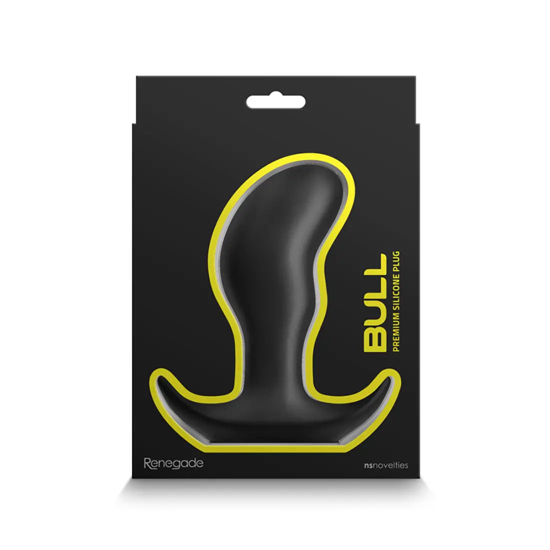 Plug Renegade – Bull – Medium – Black - Cake Sex Shop