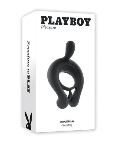 Anillo Playboy Triple Play - Cake Sex Shop