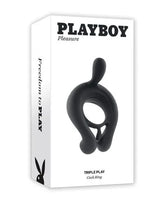 Anillo Playboy Triple Play - Cake Sex Shop