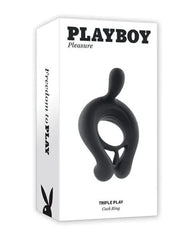 Anillo Playboy Triple Play - Cake Sex Shop