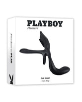 Anillo Playboy Pleasures The 3 Way - Cake Sex Shop