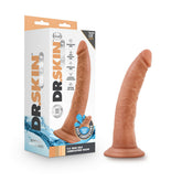 Dildo Dr. Skin Glide - 19 cm Self Lubricating Dildo - Mocha - Cake Sex Shop