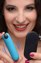 Bala Vibradora Bang Vibrating Bullet Remote Control - Blue - Cake Sex Shop 2 3 4