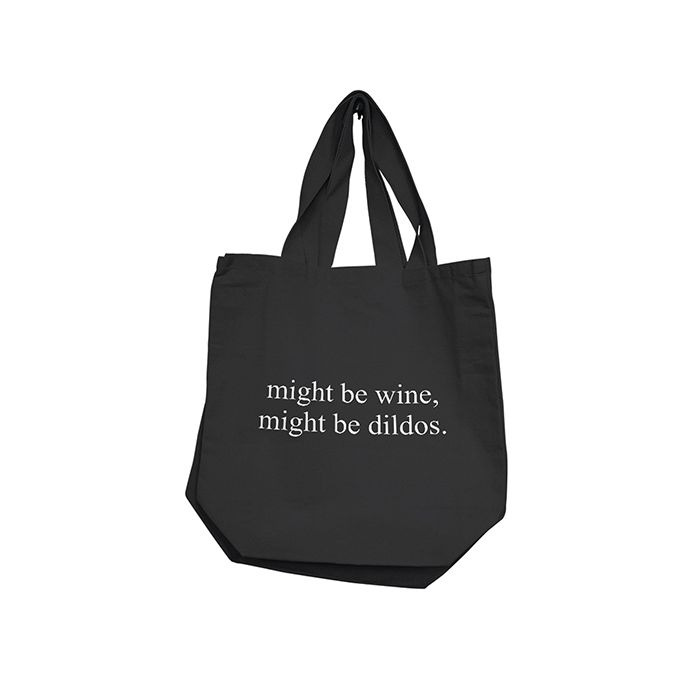 Bolso Tote Might Be Wine, Might Be Dildos Reusable - Cake Sex Shop