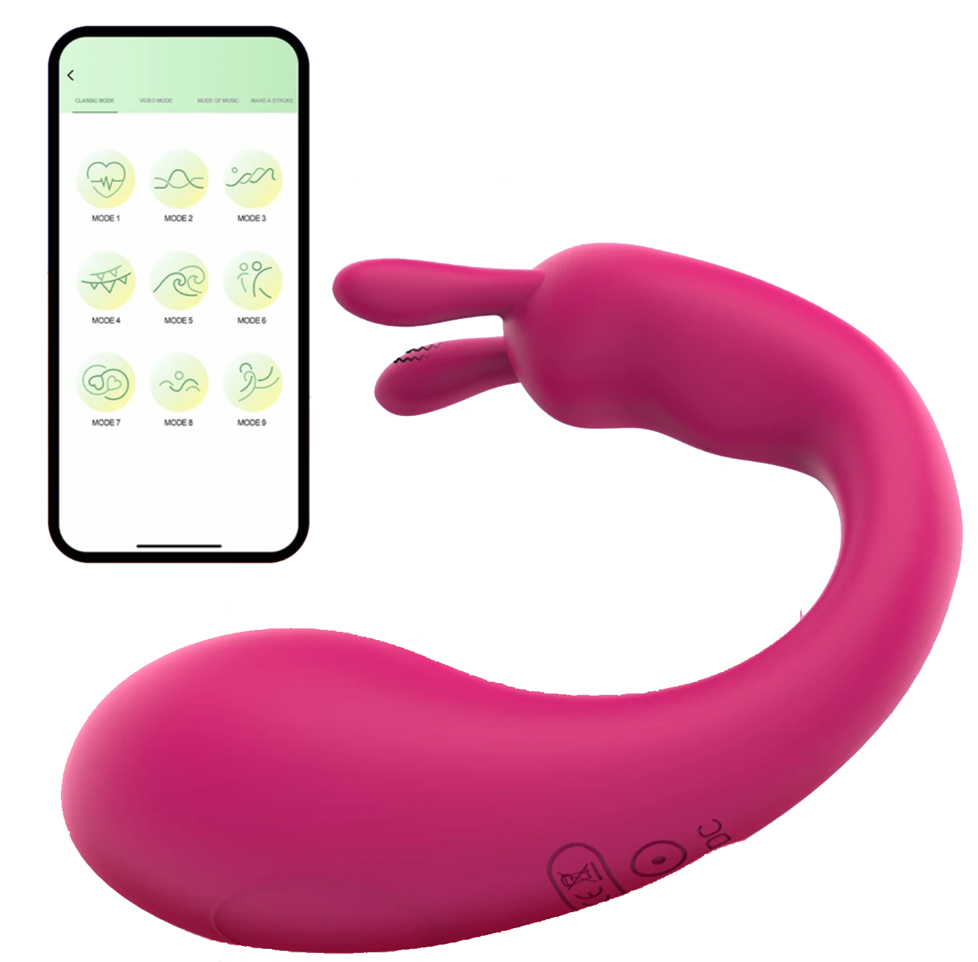 Vibrador Bunny Kiss - Cake Sex Shop