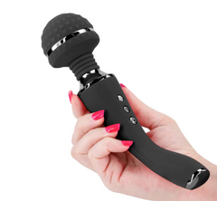 Masajeador Sugar Pop Bliss Heating Wand Massager - Black - Cake Sex Shop 2