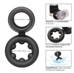 Anillo Alpha Liquid Silicon Dual Magnum Ring - Cake Sex Shop 2