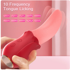 Vibrador Rose Tongue - Cake Sex Shop 2