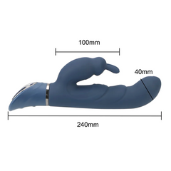 Vibrador Navy Blue Bunny - Cake Sex Shop 2 3