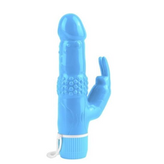 Vibrador Neon Luv Touch Rabbit Vibe – Blue - Cake Sex Shop 2