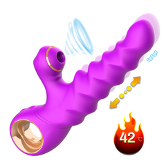 Vibrador Succionador Thrusting Swirl - Cake Sex Shop 2