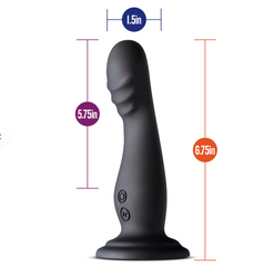 Dildo Impressions Amsterdam Black - 17 cm - Cake Sex Shop 2