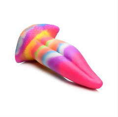 Dildo Unicorn Kiss Unicorn Tongue Glow-in-the-Dark - 19 cm - Cake Sex Shop 2 3