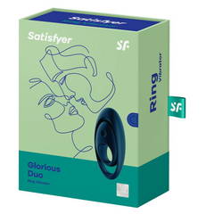 Anillo Satisfyer Glorious Duo Ring - Dark Blue - Cake Sex Shop 2 3 4