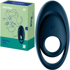 Anillo Satisfyer Glorious Duo Ring - Dark Blue - Cake Sex Shop