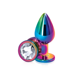 Plug Rear Assets Multicolor Clear - Medium - Cake Sex Shop