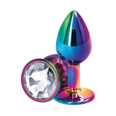 Plug Rear Assets Multicolor Clear - Small - Cake Sex Shop