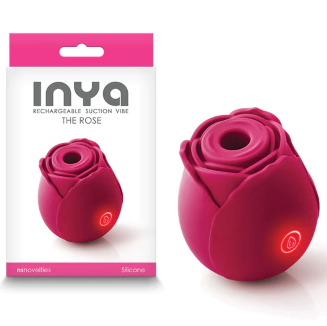 Succionador INYA – The Rose – Red - Cake Sex Shop