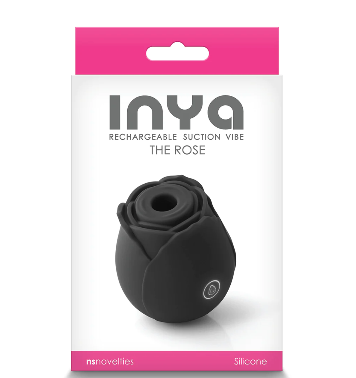 Succionador INYA – The Rose – Black - Cake Sex Shop