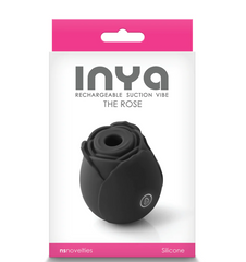 Succionador INYA – The Rose – Black - Cake Sex Shop